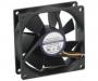 Ventilateur lubrifi&eacute; &agrave; vie - 80x80x25 en 24Volts