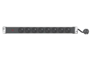 Multiprise rackable 19" 8 prises avec voyant