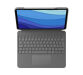 LOGITECH Combo Touch - clavier et étui avec trackpad - AZERTY - Français - gris