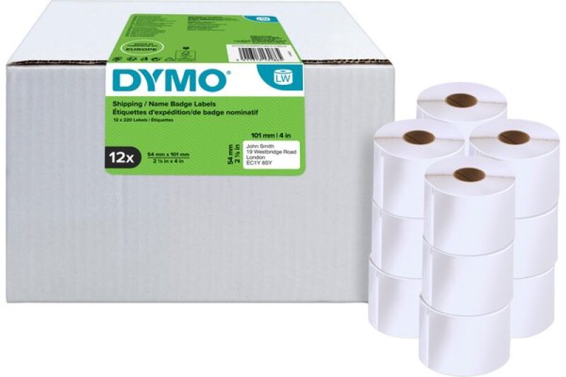 LabelWriter 450 Étiquettes Avery Ultra-résistantes - 12 Rouleaux
