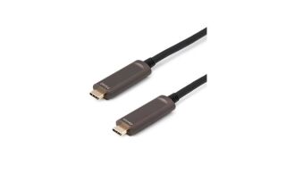 TESCA CORDON USB 3.1 gen2 FIBRE OPTIQUE type C MALE / MALE DE 5 M