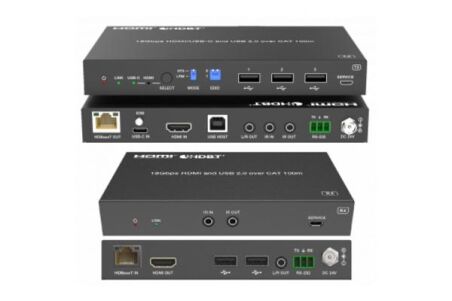 ALTIMIUM - Kit extendeur - USB-C/HDMI, HDBaseT 3.0, 4K@60Hz 4:4:4, 100m