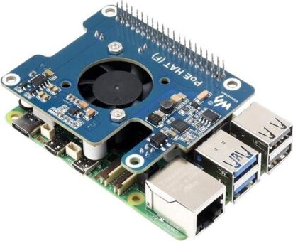 Module PoE HAT ventil&eacute; pour Raspberry Pi 5